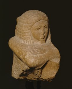 Virkamiehen lohkopatsas, Uusi kuningaskunta, 1279-1213 eKr. (kvartsiitti)